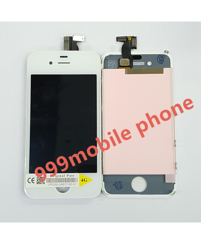 หน้าจอ ไอโฟน iPhone 4G +ทัชสกรีน  (AAA) ขาว 