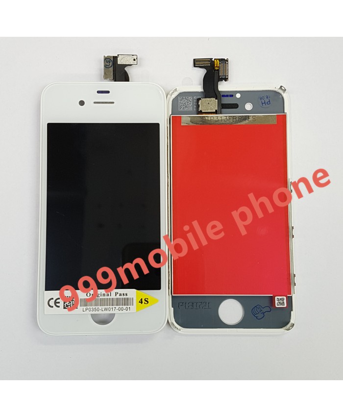 หน้าจอ ไอโฟน iPhone 4S +ทัชสกรีน (AAA) ขาว